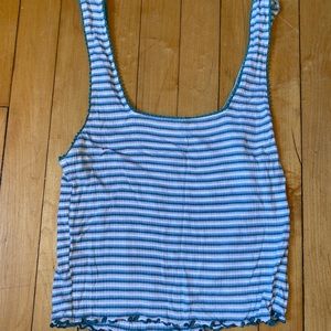 Striped crop top